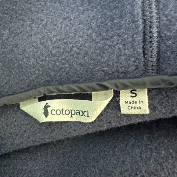 Cotopaxi Women’s Teca Fleece Hooded Full-Zip Jacket Saturn Blue Striped Size M - Picture 15 of 16